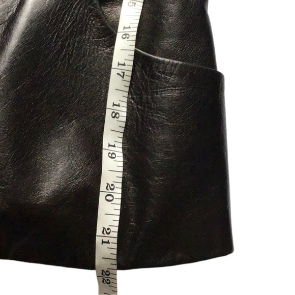 Mackage Genuine Leather Jacket, espresso brown, Women’s size S - Picture 10 of 15